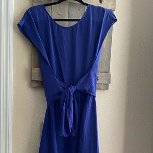 Rebecca Taylor Purple Waist Dress
